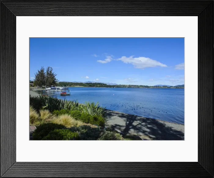 Framed Print : The shores Lake of Te Anau in Te Anau, Fiordland National Park, UNESCO World Heritage Site, South Island, New Zealand, Pacific Framed Print : The shores Lake of Te Anau in Te Anau, Fiordland National Park, UNESCO World Heritage Site, South Island, New Zealand, Pacific