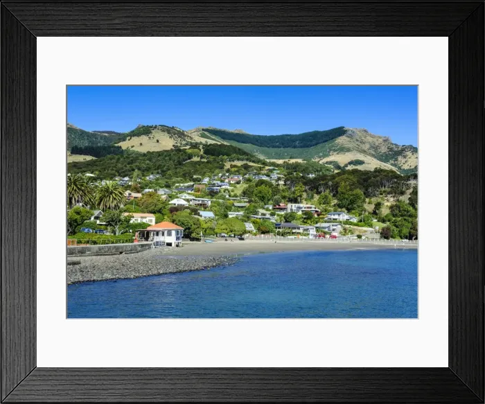Framed Print : Overlook over Akaroa, Banks Peninsula, Canterbury, South Island, New Zealand, Pacific Framed Print : Overlook over Akaroa, Banks Peninsula, Canterbury, South Island, New Zealand, Pacific