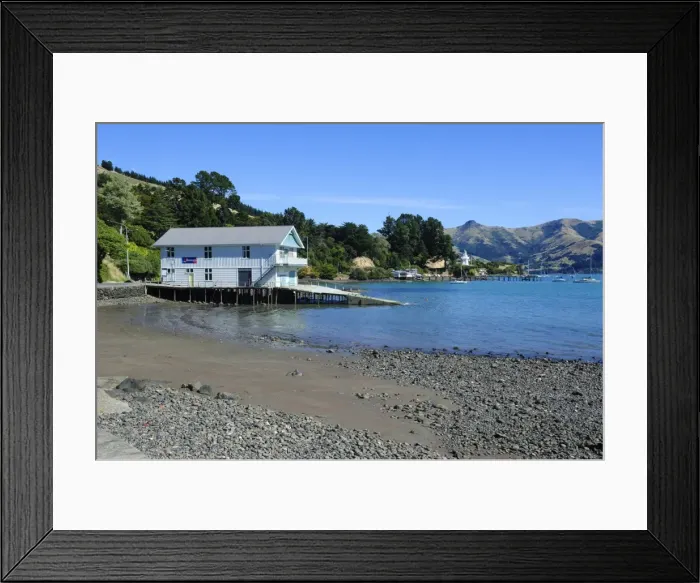 Framed Print : Boat house on the beach of Akaroa, Banks Peninsula, Canterbury, South Island, New Zealand, Pacific Framed Print : Boat house on the beach of Akaroa, Banks Peninsula, Canterbury, South Island, New Zealand, Pacific