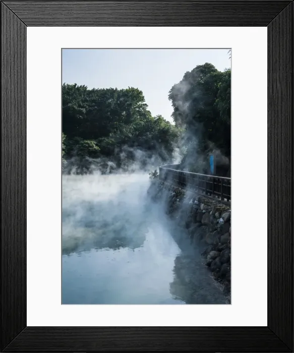 Framed Print : Steaming water in the Di-re valley, Beitou hot spring resort, Taipeh, Taiwan, Asia Framed Print : Steaming water in the Di-re valley, Beitou hot spring resort, Taipeh, Taiwan, Asia