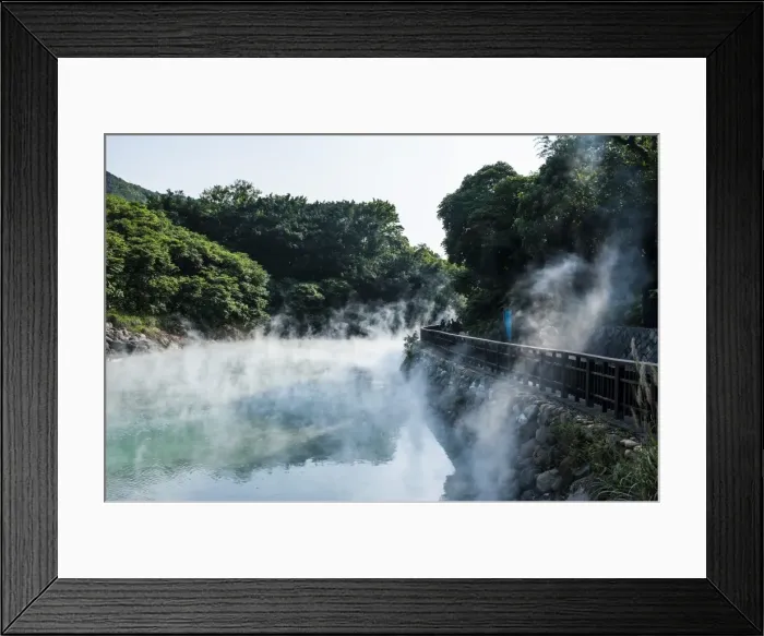 Framed Print : Steaming water in the Di-re valley, Beitou hot spring resort, Taipeh, Taiwan, Asia Framed Print : Steaming water in the Di-re valley, Beitou hot spring resort, Taipeh, Taiwan, Asia