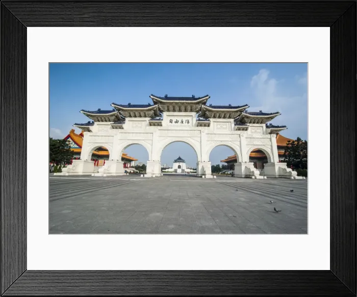 Framed Print : Huge gate in front of the Chiang Kai-Shek Memorial Hall, Taipei, Taiwan, Asia Framed Print : Huge gate in front of the Chiang Kai-Shek Memorial Hall, Taipei, Taiwan, Asia