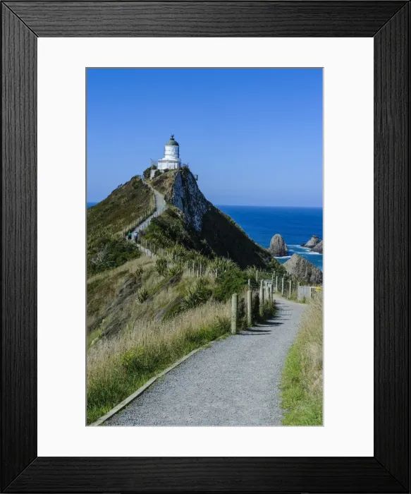 Framed Print : Nugget Point Lighthouse, the Catlins, South Island, New Zealand, Pacific Framed Print : Nugget Point Lighthouse, the Catlins, South Island, New Zealand, Pacific
