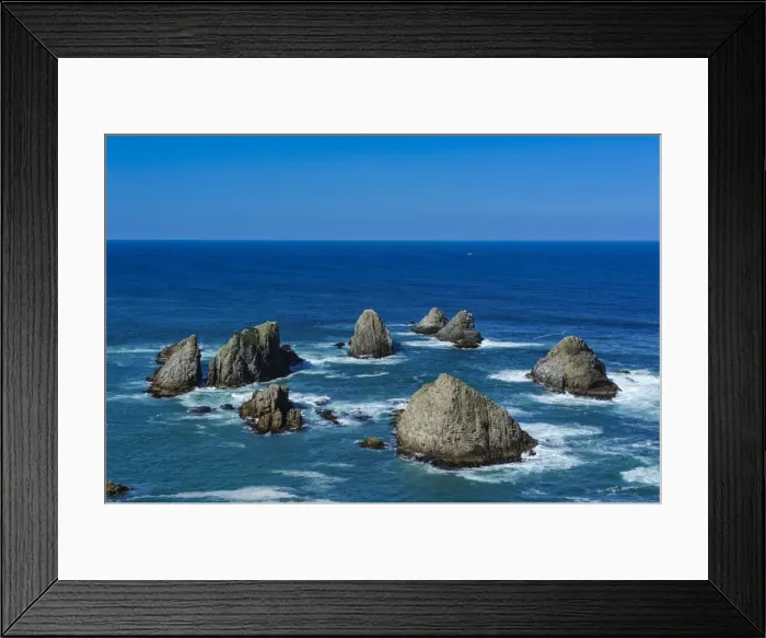 Framed Print : View from the Nugget Point Lighthouse in the turquoise waters with huge rocks, the Catlins, South Island, New Zealand, Pacific Framed Print : View from the Nugget Point Lighthouse in the turquoise waters with huge rocks, the Catlins, South Island, New Zealand, Pacific