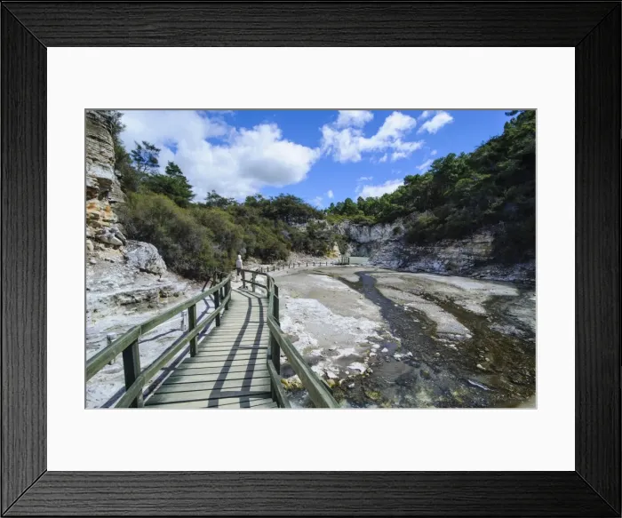 Framed Print : Geothermal volcanic area in the Wai-O-Tapu Thermal Wonderland, Waiotapu, North Island, New Zealand, Pacific Framed Print : Geothermal volcanic area in the Wai-O-Tapu Thermal Wonderland, Waiotapu, North Island, New Zealand, Pacific