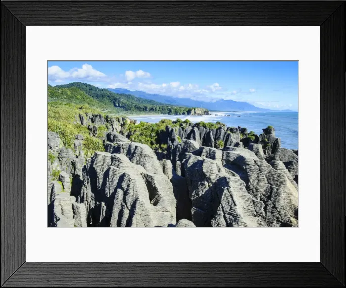 Framed Print : Pancake Rocks, Paparoa National Park, West Coast, South Island, New Zealand, Pacific Framed Print : Pancake Rocks, Paparoa National Park, West Coast, South Island, New Zealand, Pacific
