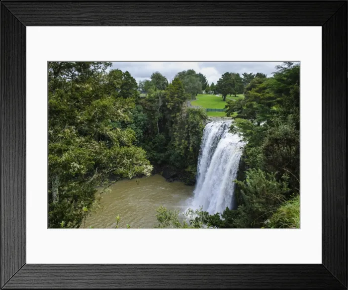 Framed Print : Whangarai Falls, North Island, New Zealand, Pacific Framed Print : Whangarai Falls, North Island, New Zealand, Pacific