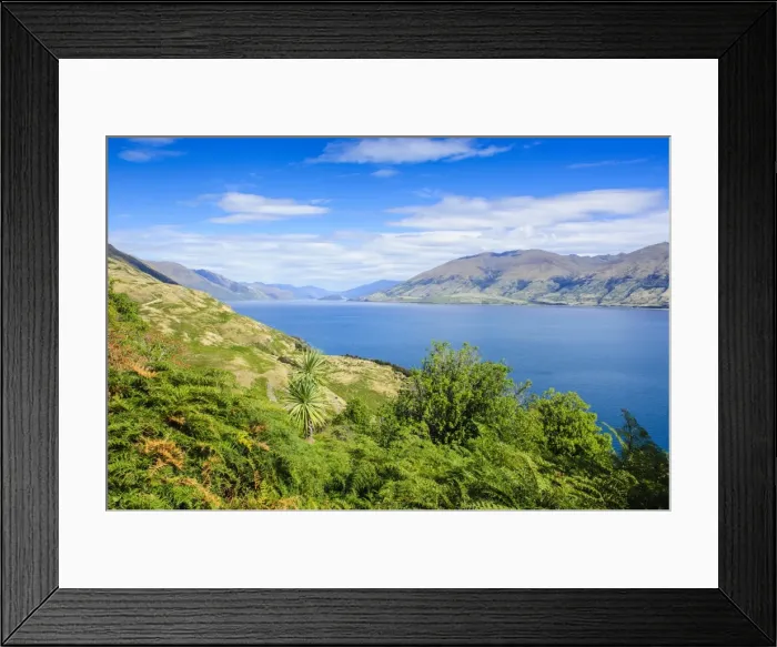 Framed Print : Lake Hawea, Hst Pass, South Island, New Zealand, Pacific Framed Print : Lake Hawea, Hst Pass, South Island, New Zealand, Pacific