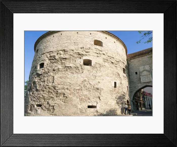 Framed Print : Fat Margaret Tower, old city walls of the Old Town of Tallinn, UNESCO World Heritage Site, Estonia, Baltic States, Europe Framed Print : Fat Margaret Tower, old city walls of the Old Town of Tallinn, UNESCO World Heritage Site, Estonia, Baltic States, Europe