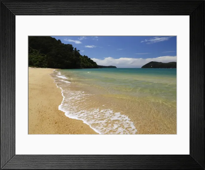Framed Print : Apple Tree Bay beach, Abel Tasman National Park, Nelson region, South Island, New Zealand, Pacific Framed Print : Apple Tree Bay beach, Abel Tasman National Park, Nelson region, South Island, New Zealand, Pacific