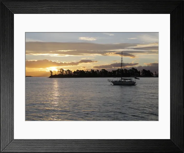 Framed Print : Sunset over Haulashore Island, Nelson, Nelson region, South Island, New Zealand, Pacific Framed Print : Sunset over Haulashore Island, Nelson, Nelson region, South Island, New Zealand, Pacific