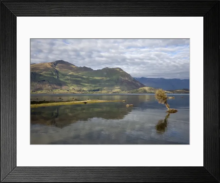 Framed Print : Reflection in Lake Wanaka, Wanaka, Otago, South Island, New Zealand, Pacific Framed Print : Reflection in Lake Wanaka, Wanaka, Otago, South Island, New Zealand, Pacific