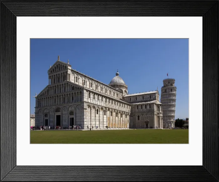 Framed Print : Duomo (Cathedral) with Leaning Tower behind, UNESCO World Heritage Site, Pisa, Tuscany, Italy, Europe Framed Print : Duomo (Cathedral) with Leaning Tower behind, UNESCO World Heritage Site, Pisa, Tuscany, Italy, Europe