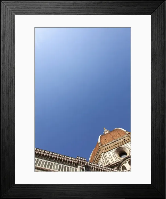 Framed Print : The Dome of Santa Maria del Fiore and blue sky, Florence, UNESCO World Heritage Site, Tuscany, Italy, Europe Framed Print : The Dome of Santa Maria del Fiore and blue sky, Florence, UNESCO World Heritage Site, Tuscany, Italy, Europe
