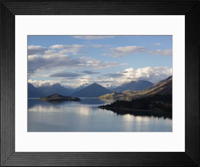 Framed Print : Lake Wakatipu looking to Glenorchy and Mount Earnslaw, Glenorchy, Otago, South Island, New Zealand, Pacific Framed Print : Lake Wakatipu looking to Glenorchy and Mount Earnslaw, Glenorchy, Otago, South Island, New Zealand, Pacific