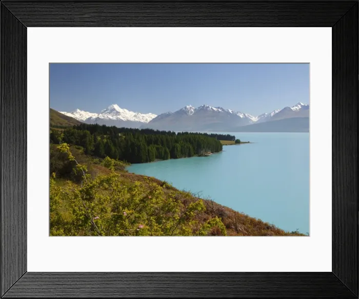Framed Print : Mount Cook and Lake Pukaki, Mount Cook National Park, UNESCO World Heritage Site, Canterbury region, South Island, New Zealand, Pacific Framed Print : Mount Cook and Lake Pukaki, Mount Cook National Park, UNESCO World Heritage Site, Canterbury region, South Island, New Zealand, Pacific
