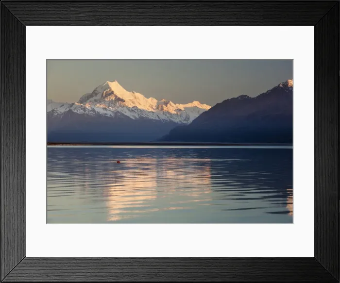 Framed Print : Mount Cook and Lake Pukaki at sunrise, Mount Cook National Park, UNESCO World Heritage Site, Canterbury region, South Island, New Zealand, Pacific Framed Print : Mount Cook and Lake Pukaki at sunrise, Mount Cook National Park, UNESCO World Heritage Site, Canterbury region, South Island, New Zealand, Pacific