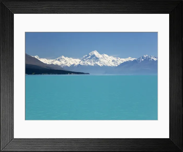 Framed Print : Mount Cook and Lake Pukaki, Mount Cook National Park, UNESCO World Heritage Site, Canterbury region, South Island, New Zealand, Pacific Framed Print : Mount Cook and Lake Pukaki, Mount Cook National Park, UNESCO World Heritage Site, Canterbury region, South Island, New Zealand, Pacific