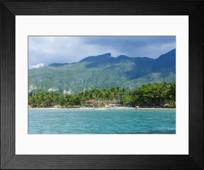 Framed Print : Sandy beach in front of the entrance to the New wonder of the world and UNESCO World Heritage Site, the Puerto Princesa underground river, Palawan, Philippines, Southeast Asia, Asia Framed Print : Sandy beach in front of the entrance to the New wonder of the world and UNESCO World Heritage Site, the Puerto Princesa underground river, Palawan, Philippines, Southeast Asia, Asia