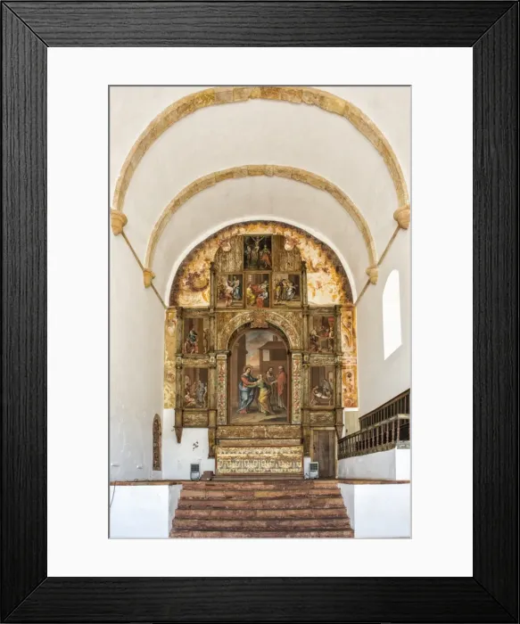 Framed Print : Interior of the Manueline Church da Misericordia, Main Altar, Silves, Algarve, Portugal, Europe Framed Print : Interior of the Manueline Church da Misericordia, Main Altar, Silves, Algarve, Portugal, Europe
