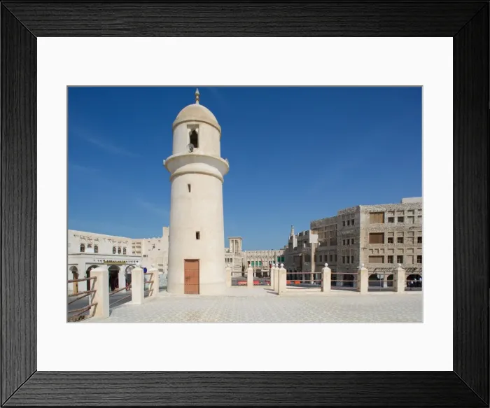 Framed Print : Minaret near Waqif Souq, Doha, Qatar, Middle East Framed Print : Minaret near Waqif Souq, Doha, Qatar, Middle East