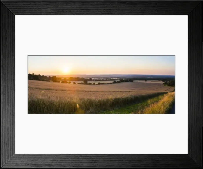 Framed Print : Sunset over fields just outside Guildford, Surrey, England, United Kingdom, Europe Framed Print : Sunset over fields just outside Guildford, Surrey, England, United Kingdom, Europe