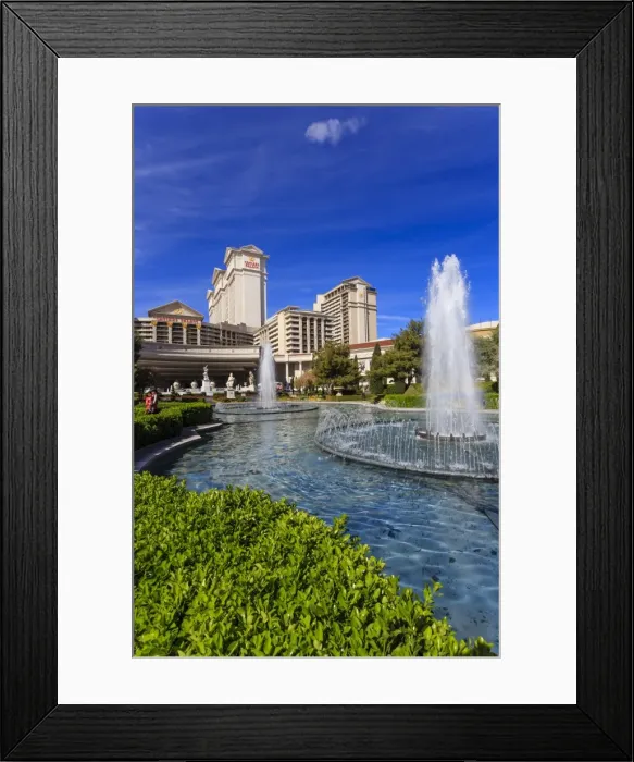Framed Print : Green Space at Caesars, garden and fountains at Caesars Palace Hotel, Las Vegas, Nevada, United States of America, North America Framed Print : Green Space at Caesars, garden and fountains at Caesars Palace Hotel, Las Vegas, Nevada, United States of America, North America