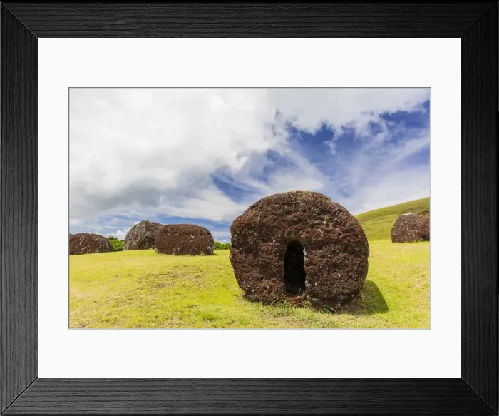 Framed Print : The red scoria quarry at Puna Pau, a cinder cone on the outskirts of Hanga Roa, Rapa Nui National Park, UNESCO World Heritage Site, Easter Island (Isla de Pascua), Chile, South America Framed Print : The red scoria quarry at Puna Pau, a cinder cone on the outskirts of Hanga Roa, Rapa Nui National Park, UNESCO World Heritage Site, Easter Island (Isla de Pascua), Chile, South America