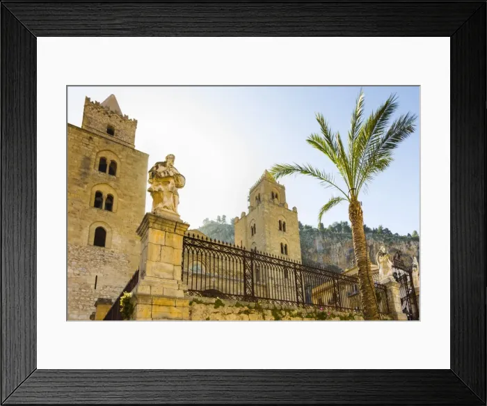 Framed Print : The Duomo, the Norman Cathedral dating from 1131 in this very popular historic tourist town, Cefalu, Palermo Province, Sicily, Italy, Mediterranean, Europe Framed Print : The Duomo, the Norman Cathedral dating from 1131 in this very popular historic tourist town, Cefalu, Palermo Province, Sicily, Italy, Mediterranean, Europe