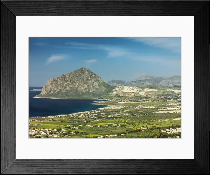 Framed Print : The 659m limestone Monte Cefano Nature Reserve and Custonaci marble quarries, on the coastline north east of Trapani, Custonaci, Sicily, Italy, Mediterranean, Europe Framed Print : The 659m limestone Monte Cefano Nature Reserve and Custonaci marble quarries, on the coastline north east of Trapani, Custonaci, Sicily, Italy, Mediterranean, Europe