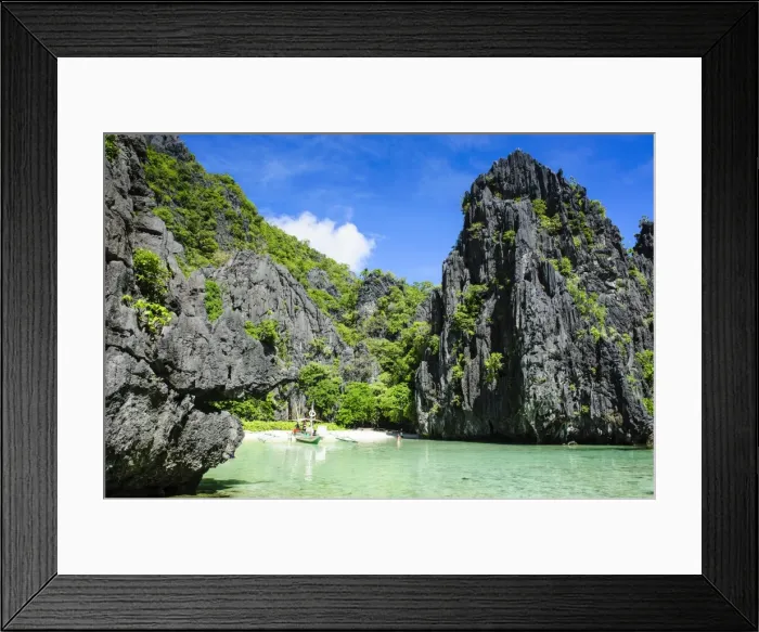 Framed Print : Crystal clear water in the Bacuit archipelago, Palawan, Philippines, Southeast Asia, Asia Framed Print : Crystal clear water in the Bacuit archipelago, Palawan, Philippines, Southeast Asia, Asia