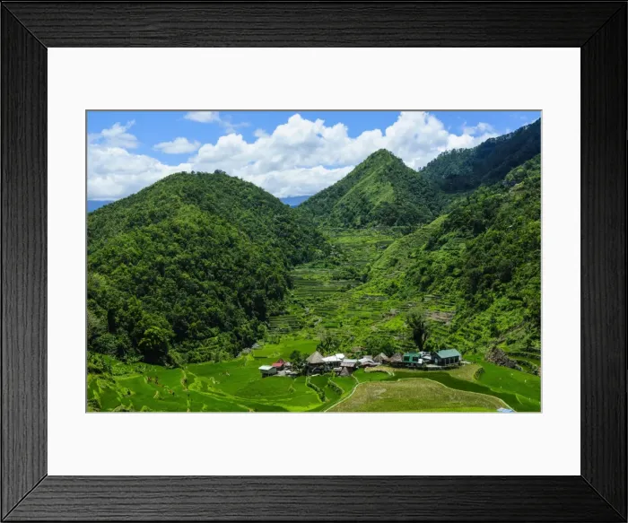 Framed Print : Bangaan in the rice terraces of Banaue, UNESCO World Heritage Site, Northern Luzon, Philippines, Southeast Asia, Asia Framed Print : Bangaan in the rice terraces of Banaue, UNESCO World Heritage Site, Northern Luzon, Philippines, Southeast Asia, Asia