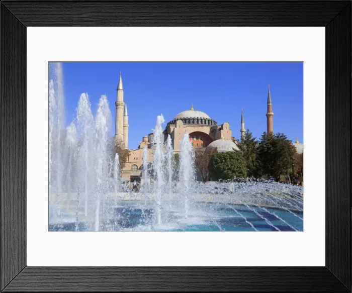 Framed Print : Haghia Sophia, UNESCO World Heritage Site, Sultanahmet District, Istanbul, Turkey, Europe Framed Print : Haghia Sophia, UNESCO World Heritage Site, Sultanahmet District, Istanbul, Turkey, Europe