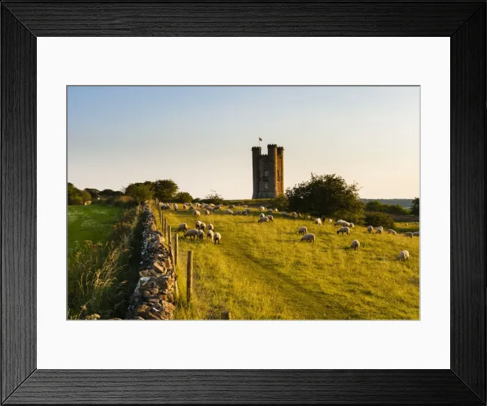 Framed Print : Broadway Tower at sunset, a National Trust property at Broadway, The Cotswolds, Gloucestershire, England, United Kingdom, Europe Framed Print : Broadway Tower at sunset, a National Trust property at Broadway, The Cotswolds, Gloucestershire, England, United Kingdom, Europe