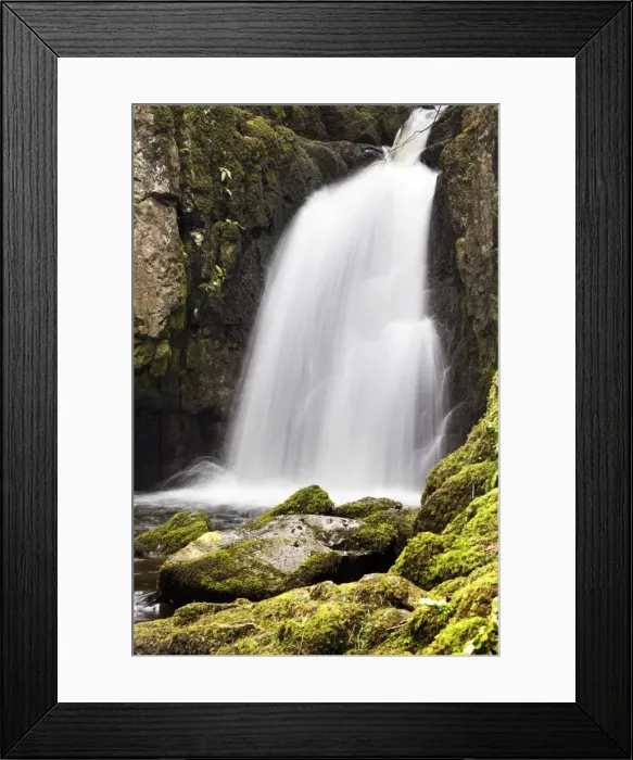 Framed Print : Catrigg Force near Stainforth in Ribblesdale, Yorkshire Dales, Yorkshire, England, United Kingdom, Europe