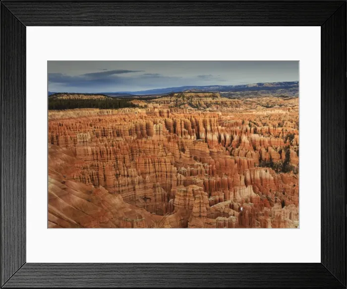 Framed Print : Silent City hoodoos on a cloudy winter afternoon, Bryce Amphitheatre, Inspiration Point, Bryce Canyon National Park, Utah, United States of America, North America Framed Print : Silent City hoodoos on a cloudy winter afternoon, Bryce Amphitheatre, Inspiration Point, Bryce Canyon National Park, Utah, United States of America, North America