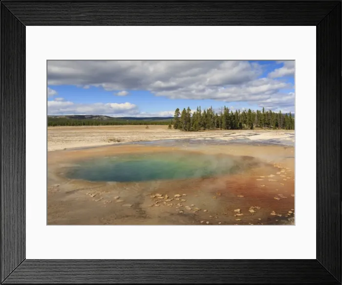 Framed Print : Colourful Pool, Midway Geyser Basin, Yellowstone National Park, UNESCO World Heritage Site, Wyoming, United States of America, North America Framed Print : Colourful Pool, Midway Geyser Basin, Yellowstone National Park, UNESCO World Heritage Site, Wyoming, United States of America, North America