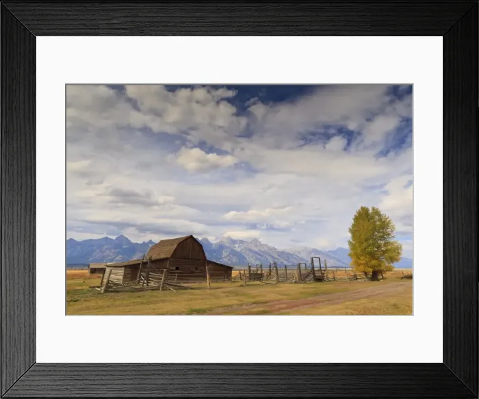 Framed Print : Mormon Row barn with Teton Range in autumn (fall), Antelope Flats, Grand Teton National Park, Wyoming, United States of America, North America Framed Print : Mormon Row barn with Teton Range in autumn (fall), Antelope Flats, Grand Teton National Park, Wyoming, United States of America, North America