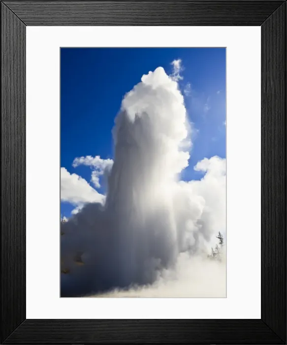 Framed Print : Grand Geyser erupts and steam blocks the sun, Upper Geyser Basin, Yellowstone National Park, UNESCO World Heritage Site, Wyoming, United States of America, North America Framed Print : Grand Geyser erupts and steam blocks the sun, Upper Geyser Basin, Yellowstone National Park, UNESCO World Heritage Site, Wyoming, United States of America, North America