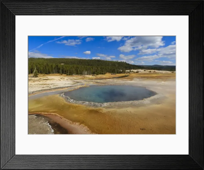 Framed Print : Crested Pool; hot spring; Upper Geyser Basin, Yellowstone National Park, UNESCO World Heritage Site, Wyoming, United States of America, North America Framed Print : Crested Pool; hot spring; Upper Geyser Basin, Yellowstone National Park, UNESCO World Heritage Site, Wyoming, United States of America, North America