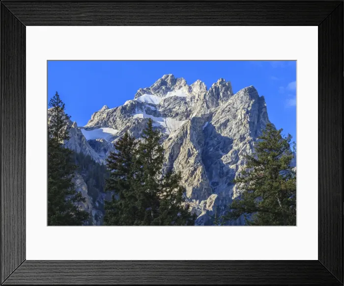 Framed Print : Mount Owen and pines from Cascade Canyon, Grand Teton National Park, Wyoming, United States of America, North America Framed Print : Mount Owen and pines from Cascade Canyon, Grand Teton National Park, Wyoming, United States of America, North America