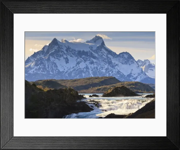 Framed Print : Salto Chico and Cordillera del Paine, Torres del Paine National Park, Patagonia, Chile, South America Framed Print : Salto Chico and Cordillera del Paine, Torres del Paine National Park, Patagonia, Chile, South America