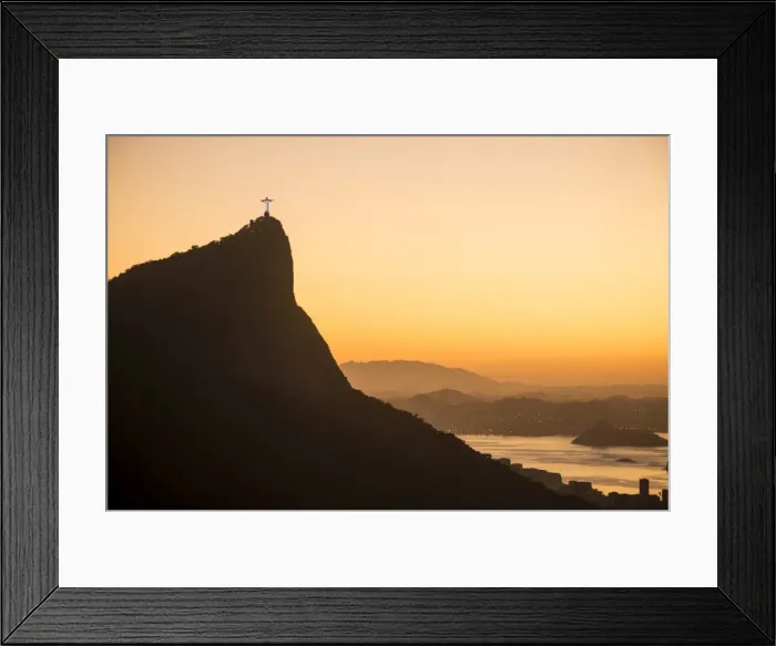 Framed Print : View from Chinese Vista at dawn, Rio de Janeiro, Brazil, South America Framed Print : View from Chinese Vista at dawn, Rio de Janeiro, Brazil, South America