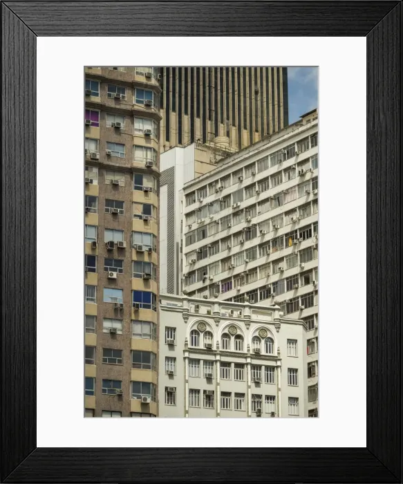 Framed Print : Architecture in central Rio de Janeiro, Brazil, South America Framed Print : Architecture in central Rio de Janeiro, Brazil, South America