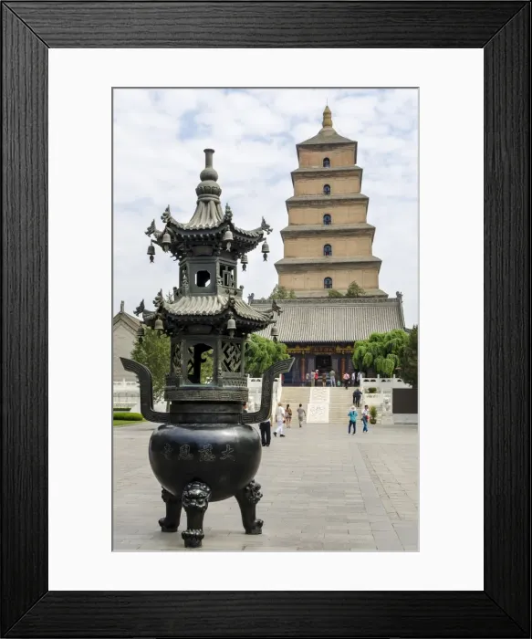 Framed Print : Wild Goose Pagoda (Giant Wild Goose Pagoda), UNESCO World Heritage Site, Xian, Shaanxi, China, Asia Framed Print : Wild Goose Pagoda (Giant Wild Goose Pagoda), UNESCO World Heritage Site, Xian, Shaanxi, China, Asia