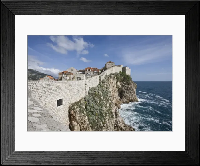 Framed Print : City Wall view, UNESCO World Heritage Site, Dubrovnik, Croatia, Europe Framed Print : City Wall view, UNESCO World Heritage Site, Dubrovnik, Croatia, Europe