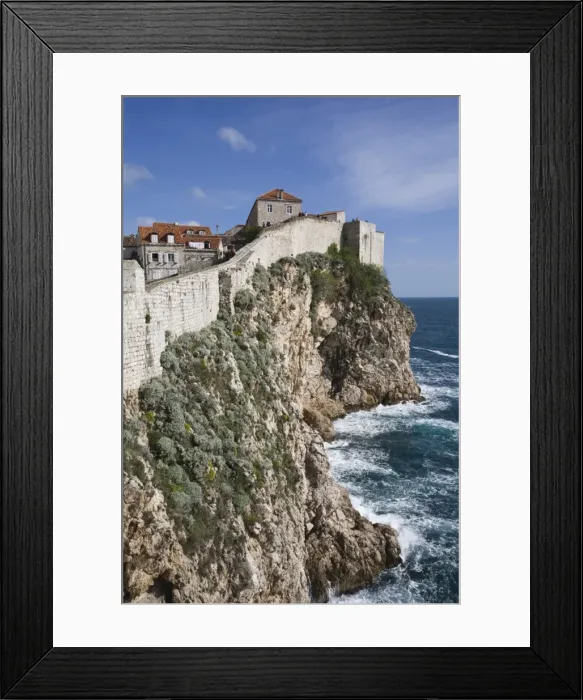 Framed Print : City Wall view, UNESCO World Heritage Site, Dubrovnik, Croatia, Europe Framed Print : City Wall view, UNESCO World Heritage Site, Dubrovnik, Croatia, Europe