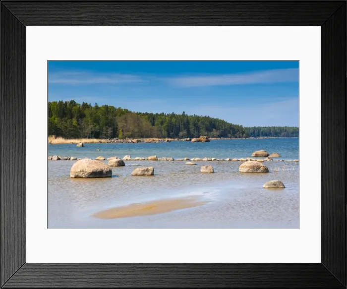 Framed Print : Baltic Sea, Vana-Juri Ots, Laane-Virumaa, Estonia, Baltic States, Europe