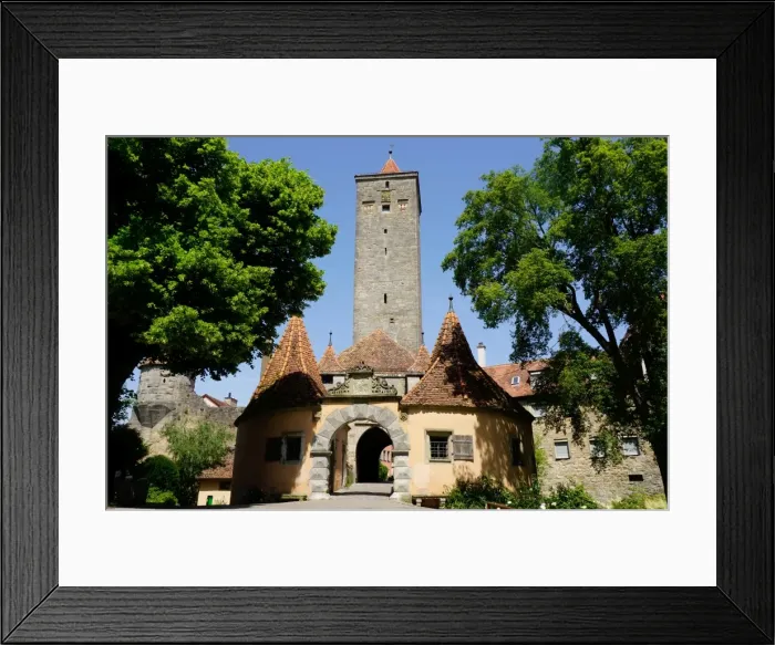 Framed Print : The Castle Gate (Burg Tor) in the walls of Rothenburg ob der Tauber, Romantic Road, Franconia, Bavaria, Germany, Europe Framed Print : The Castle Gate (Burg Tor) in the walls of Rothenburg ob der Tauber, Romantic Road, Franconia, Bavaria, Germany, Europe