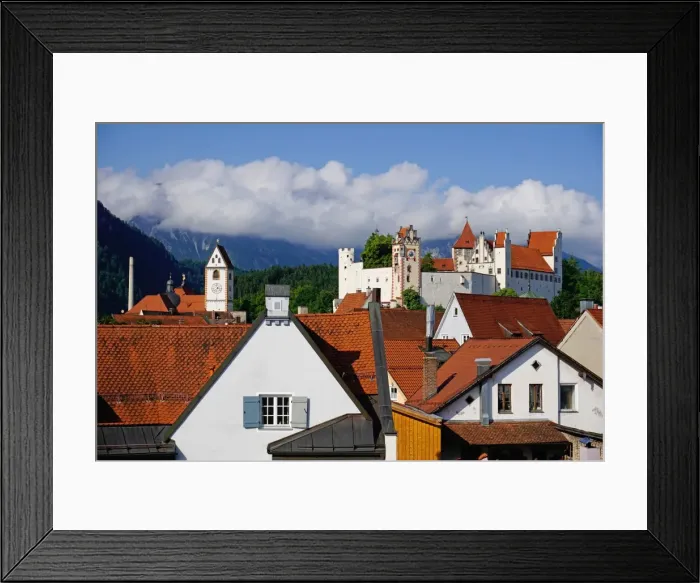 Framed Print : The High Castle, Fussen, Bavaria, Germany, Europe